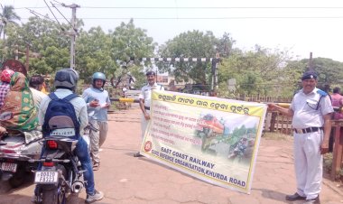EAST COAST RAILWAY OBSERVES INTERNATIONAL LEVEL CROSSING AWARENESS DAY 2026