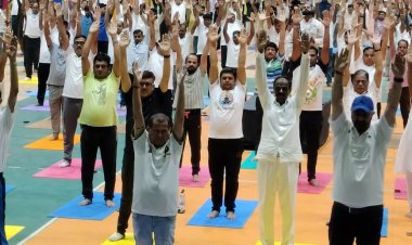 12th Anniversary of International Day of Yoga celebrated at KIIT & KISS 